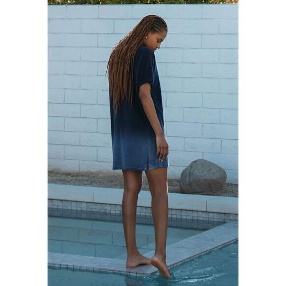 New ELECTRIC & ROSE BAXTER TSHIRT DRESS IN TERRY - Picture 3 of 9